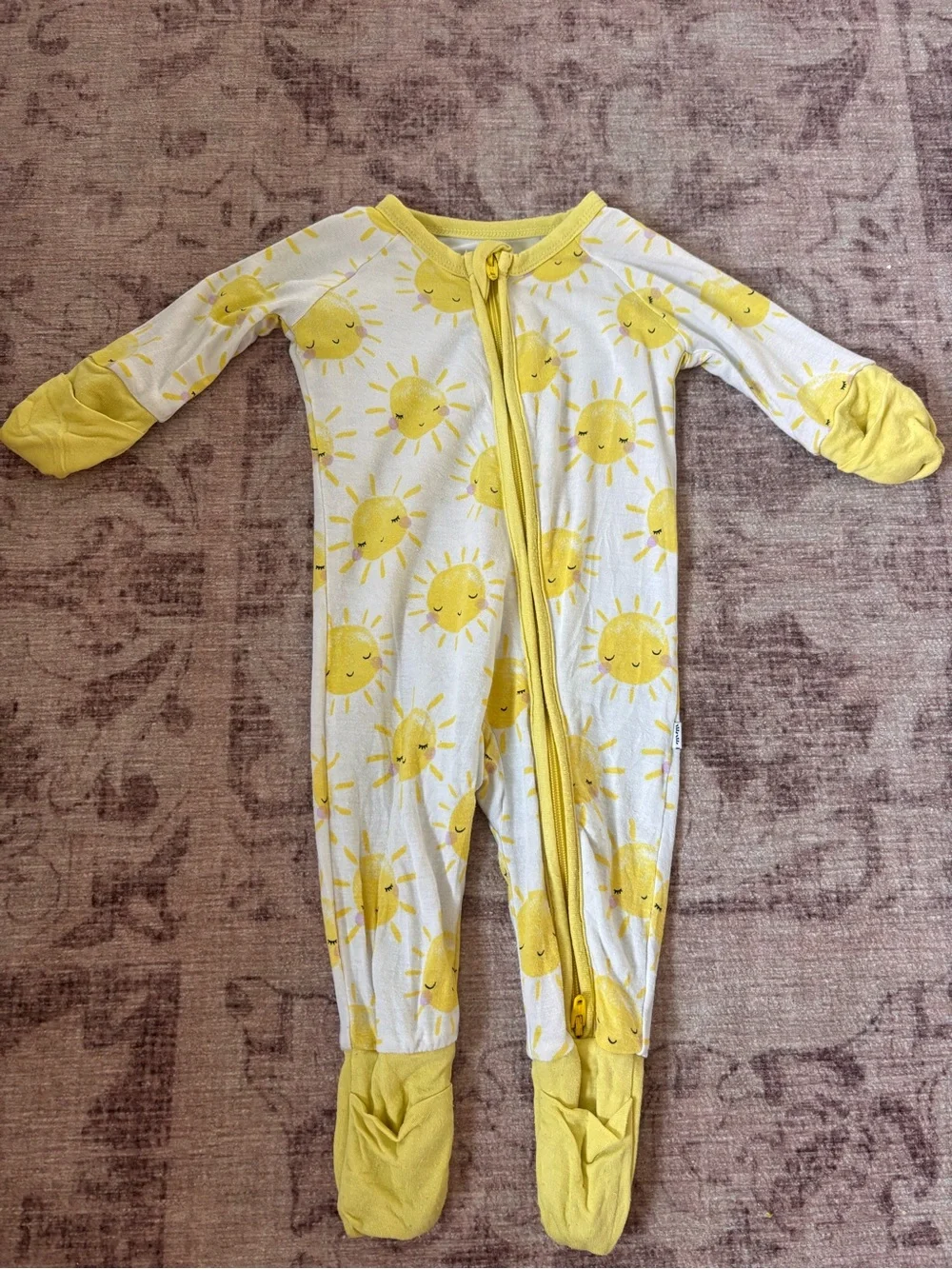 little sleepies baby bamboo footie sleeper